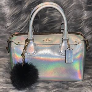 Iridescent Coach Satchel Purse